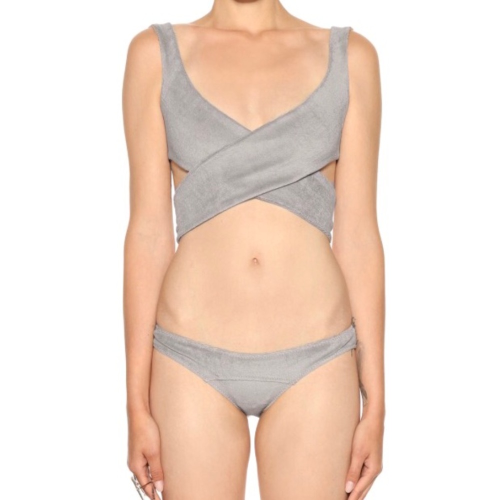 Lisa Marie Fernandez Taupe Louise Swimsuit Size 1